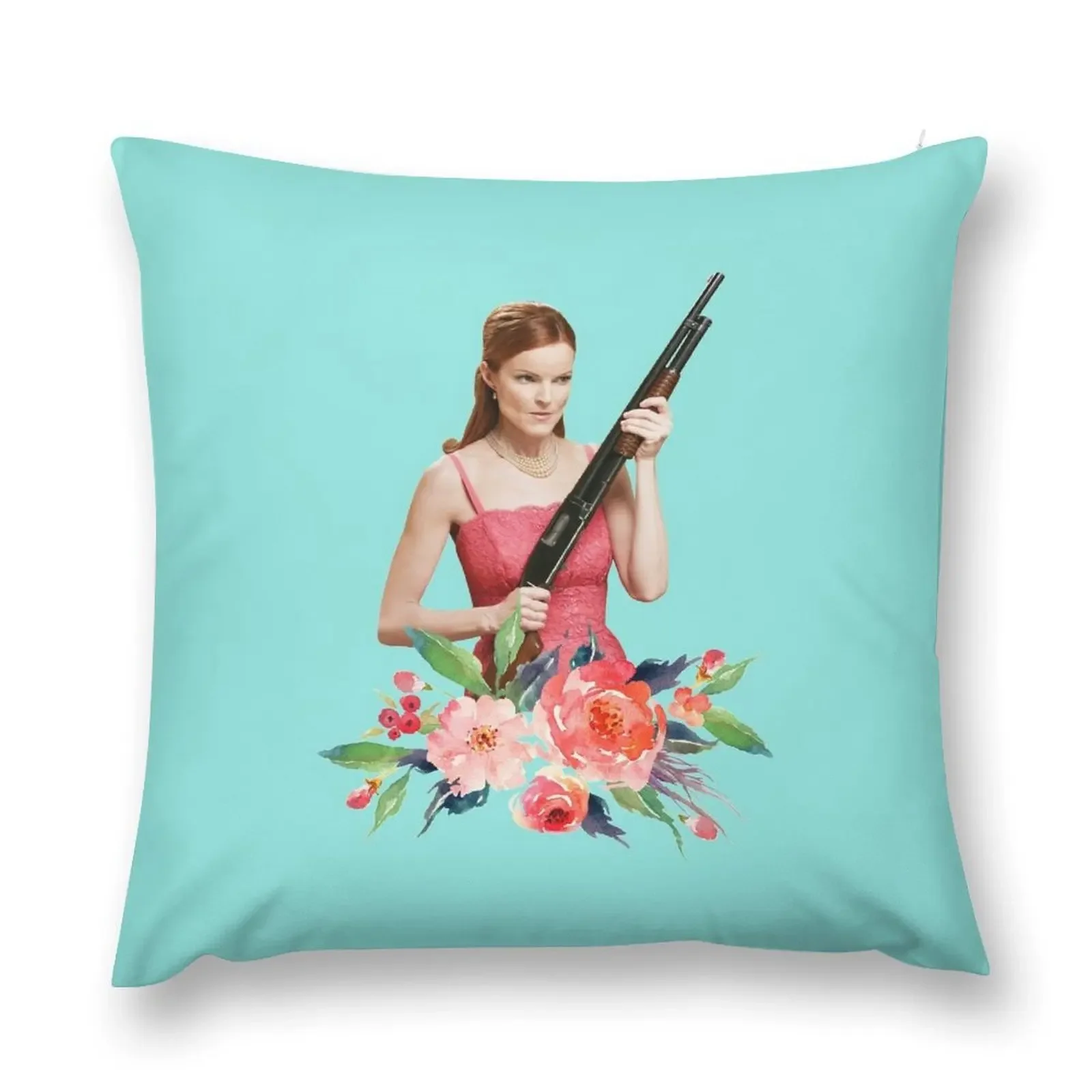 

bree van de kamp Throw Pillow Sitting Cushion Cusions Cover pillow