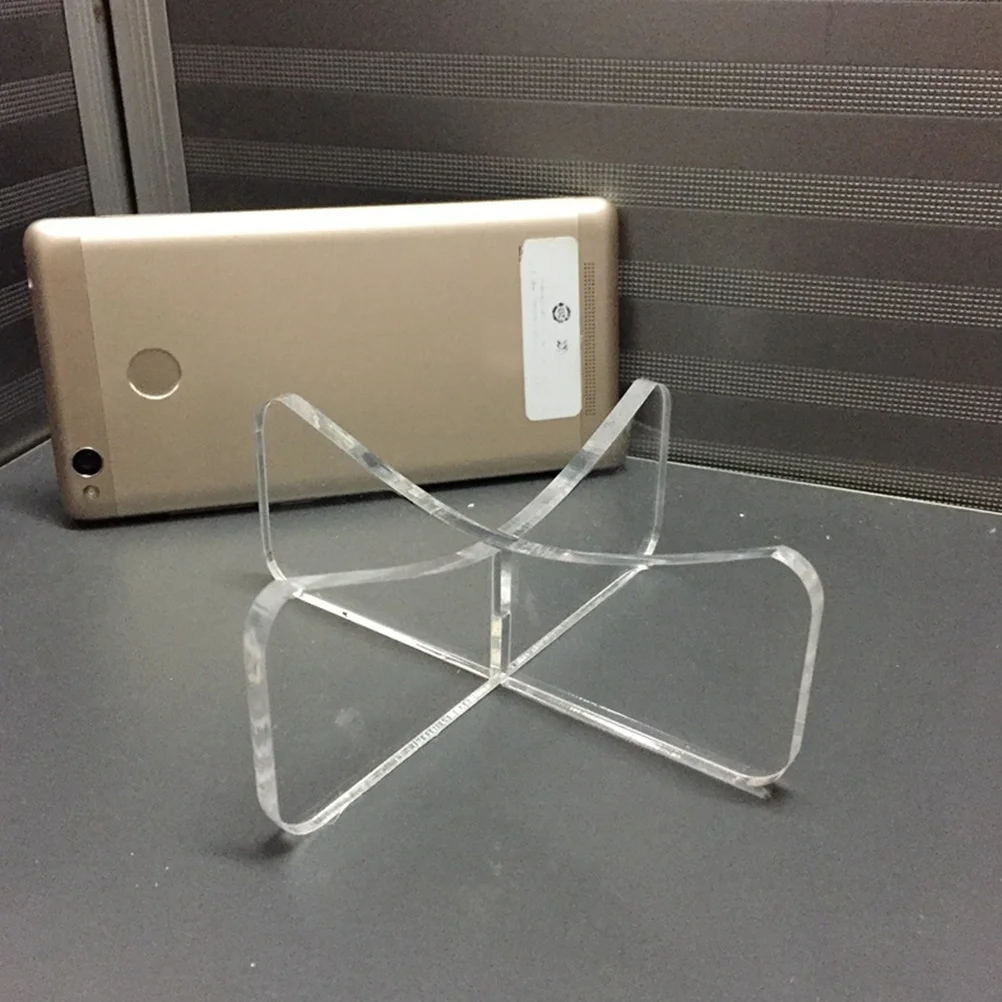 2 قطعة حامل كروي أكريليك حامل عرض شفاف قاعدة دعم قوية لكرة السلة وكرة القدم وكرة الطائرة وكرات البولينج