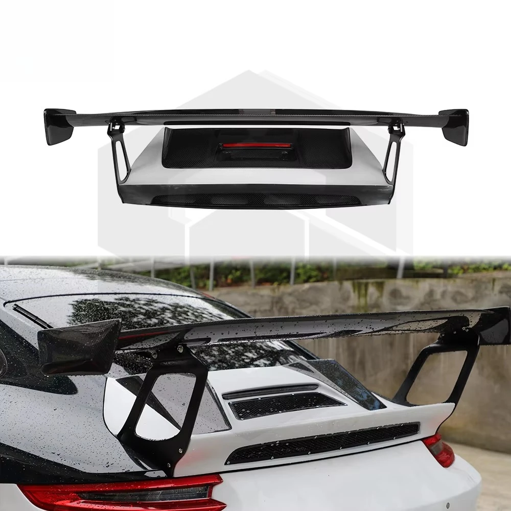

STLF GT2RS Style Carbon Fiber Rear Spoiler for Porsches 911 991.1 991.2 Including Rear Wing Diffuser Double Rear Trunk