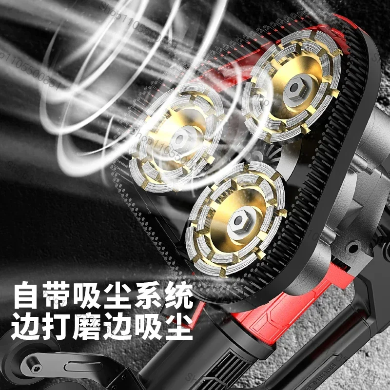 Brushless cement concrete grinder dust-free epoxy floor grinder ground terrazzo renovation polishing trimming