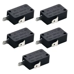 5PCS KW1-103 Micro Switch 16A 250V Normally Close Switch 2 Pin Micro Switch for Microwave Oven Washing Machine Rice Cooker