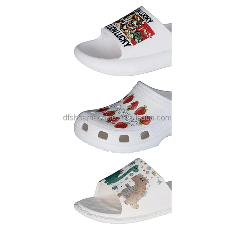 CROCS Semi-Automatic EVA Slipper 3D Heat Transfer Printing Machine for Shoe Upper Making Machinery