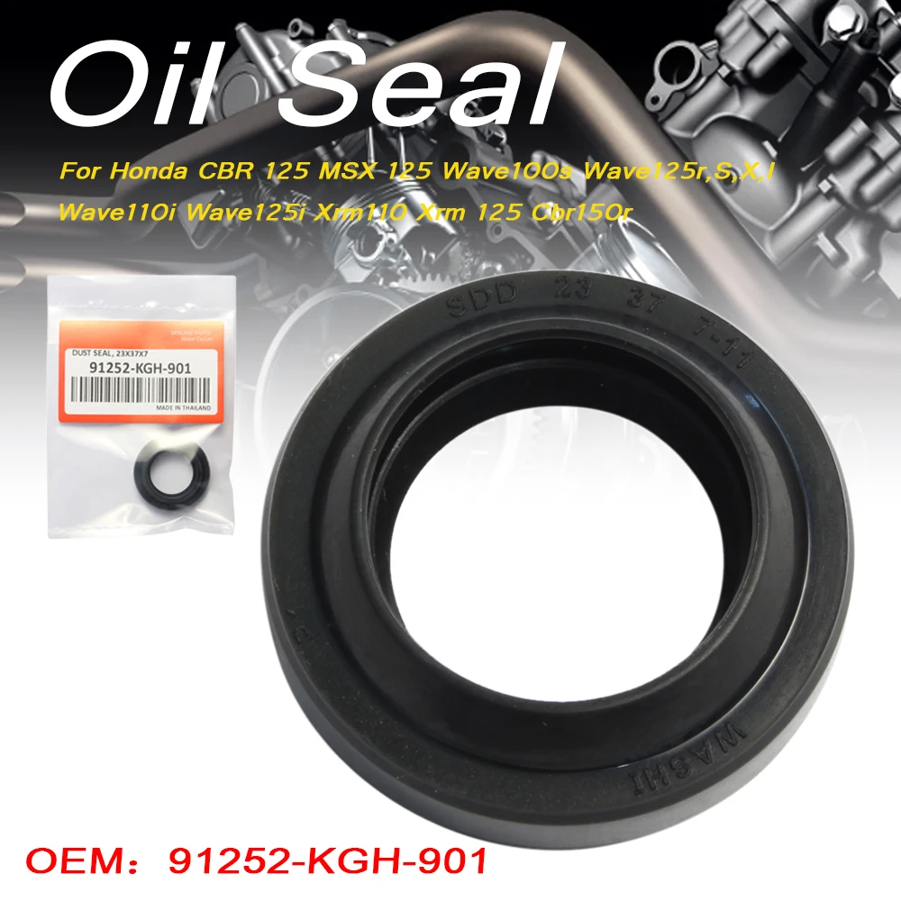 91252-KGH-901 For Honda CBR 125 MSX 125 Wave100s Wave125r,S,X,I Wave110i Wave125i Xrm110 Xrm 125 Cbr150r Front Wheel Dust Seal