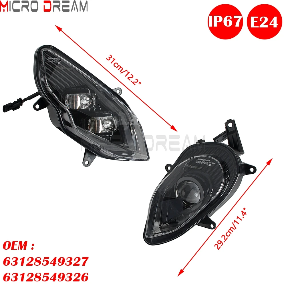 For BMW S1000RR K46 2015 2016 2017 2018 Motorcycle Headlight LED High Low DRL Light Assembly E24 Headlamp S1000RR Front Lamps