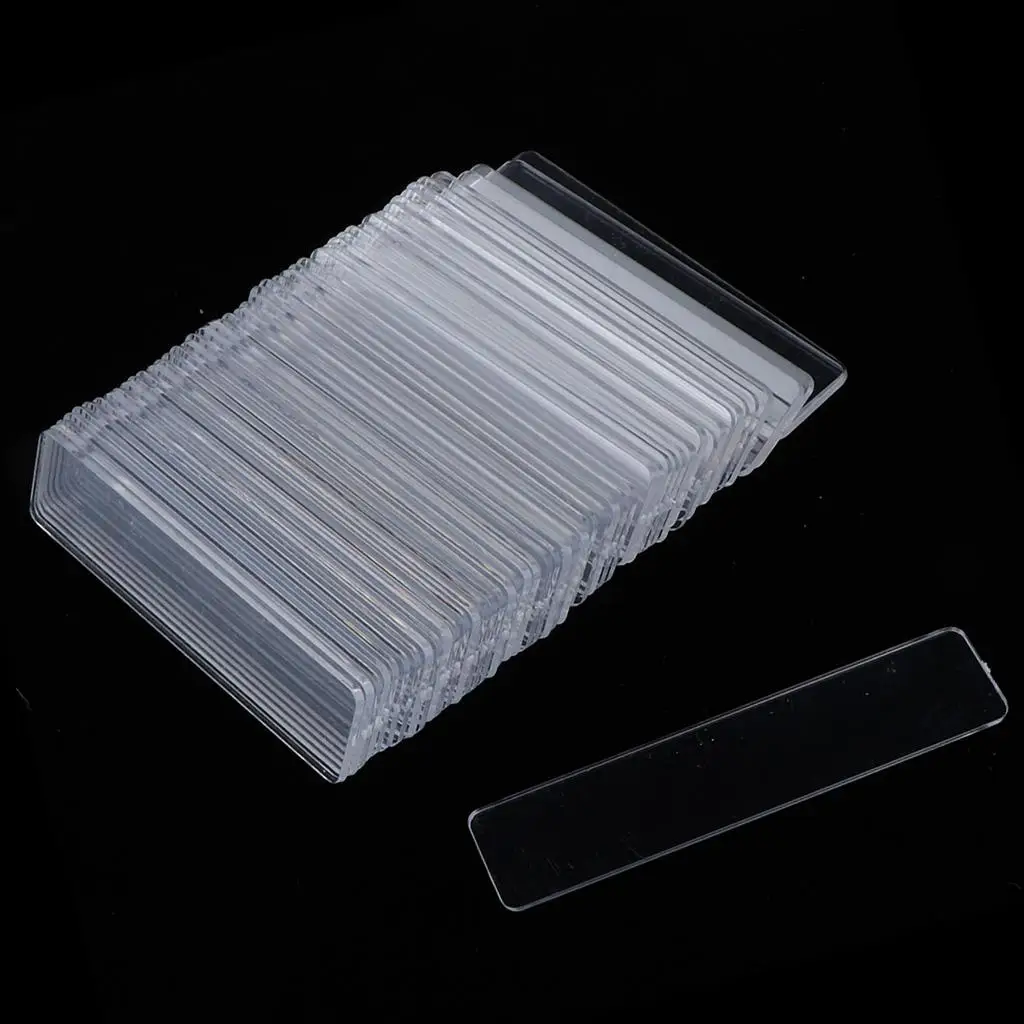 100x Acrylic Nail Art Tips Display Stand Rack False Nail Show Panel Nail Art Desktop Storage Holder Salon Manicure Tool