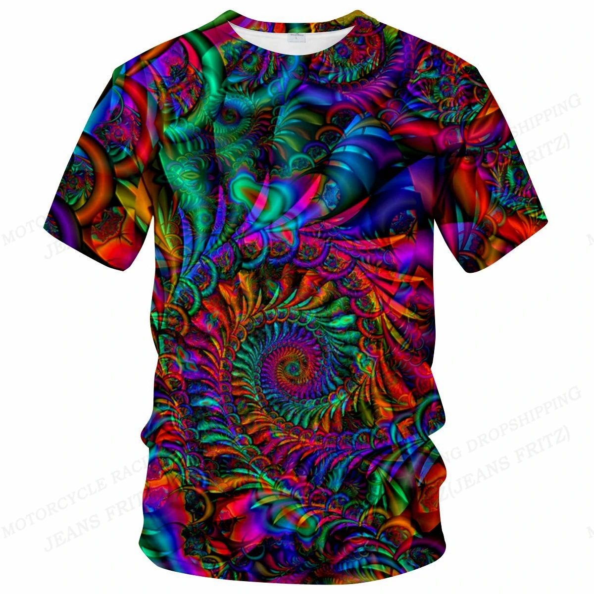 Women\'s T Shirt Trippy Psychedelic 3d Print T-shirt Men Women Fashion T-shirt Short Sleeve Tops Tees Cat Tshirt Women\'s Clothing