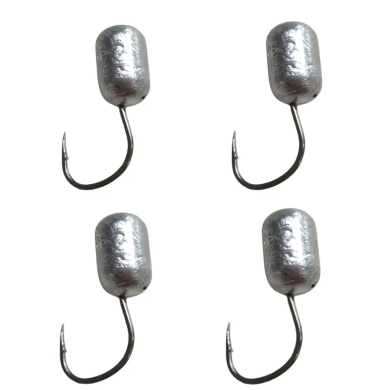 

5pcs/lot Mini Fishing Hook 4g 6g 9g 12g Micro Jig Head Fishhook Fishing Equipment 13# 14#