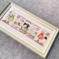G30 Stich Cross Stitch Kits Craft Packages 100% Cotton Fabric Floss Counted New Designs Needlework Embroidery Cross-Stitching