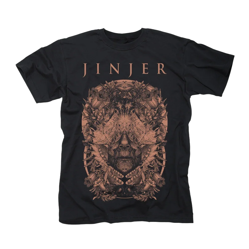 Jinjer Progressive Metal Storm Ship Crow Graphic Print T Shirt Classic Band Merch Unisex T Shirt