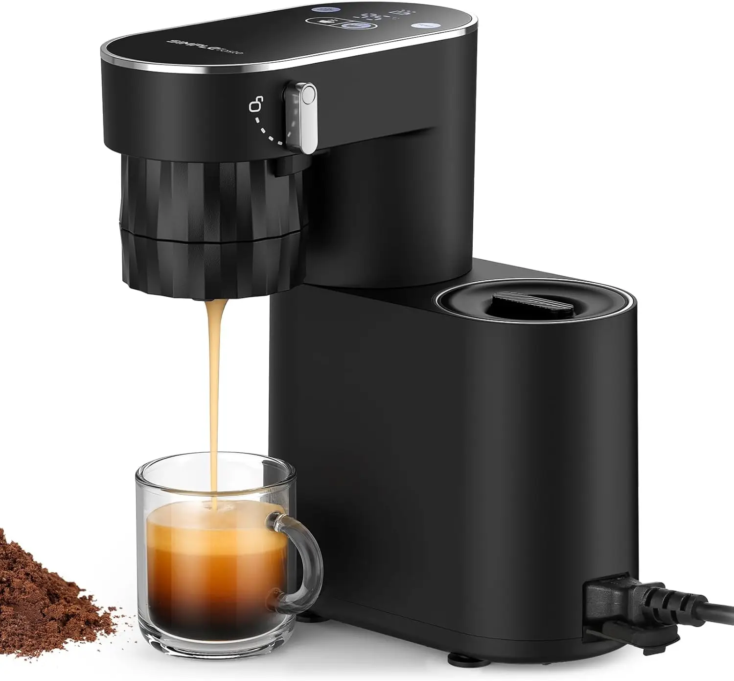 

Portable Espresso Machine with Hot/Cold Brew, 20 Bar Pressure, Dual Power Options for Travel and Office