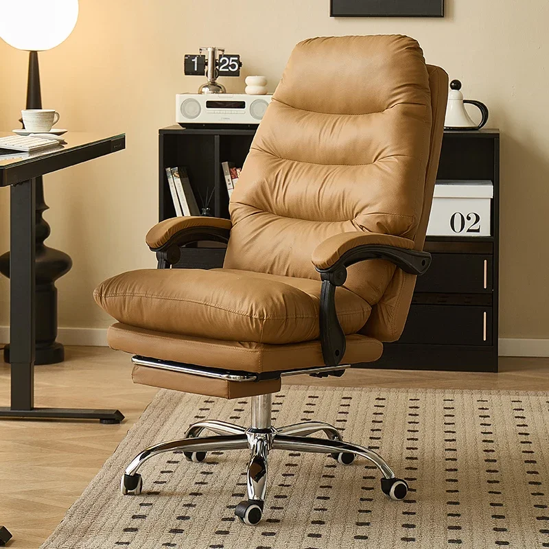 كرسي مكتب منزلي مستلق كرسي أريكة ترفيهي حديث للمكتب كرسي كمبيوتر مريح عالي الظهر لدراسة الجلوس لساعة طويلة #6
