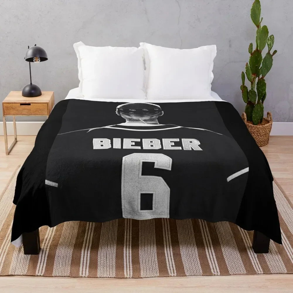

Bieber 06 Back Art Throw Blanket Soft Cozy Blanket for Pet Kids Adults