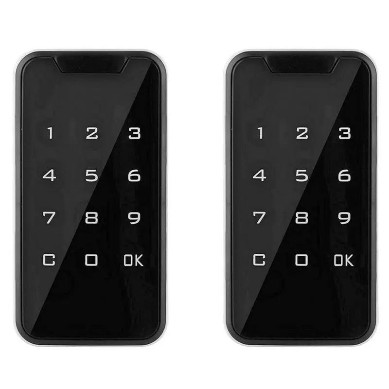 

2X Electronic Smart Digital Electronic Door Lock Fingerprint Press Password Keyless Keypad
