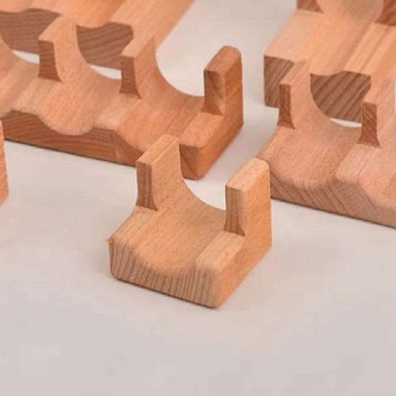 Wood Sushi Tacos Holder Taco Stand Serving Rack Divider Taco Rack Tray Plates for Home Restaurant Dining Party E-A68X view 6