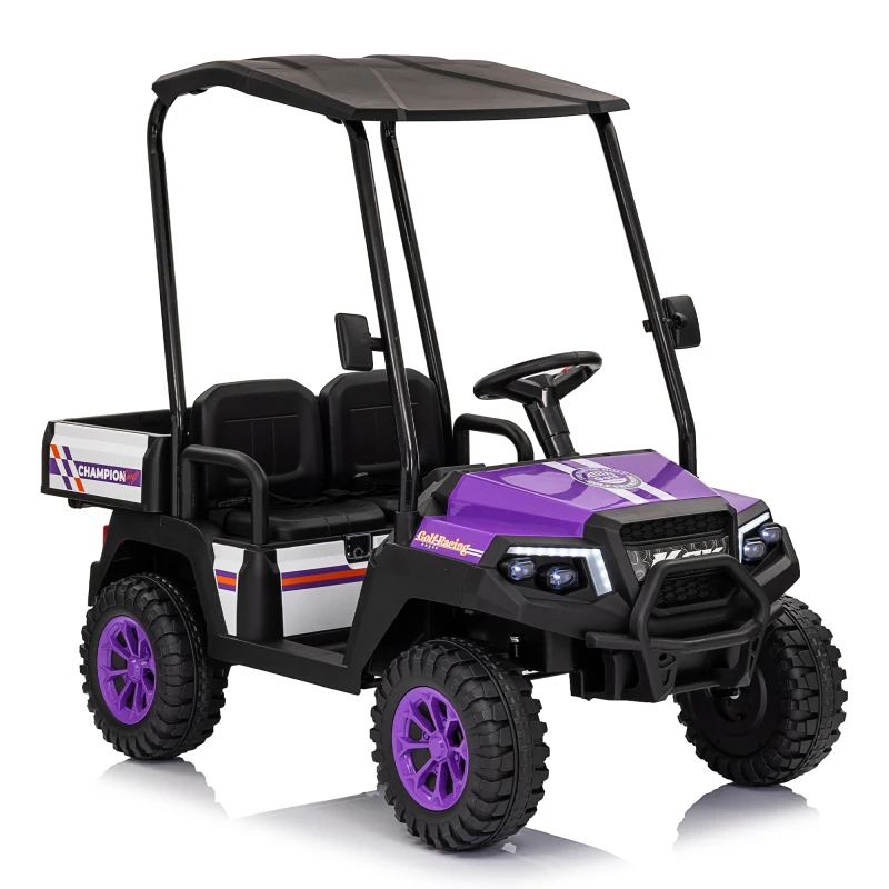 Comfortable Control Delivers Dual Ensures Kids Power Remote Ride Seat 24V XL Kids Electric Ride on Truck w/RC - Spacious 20in Wi