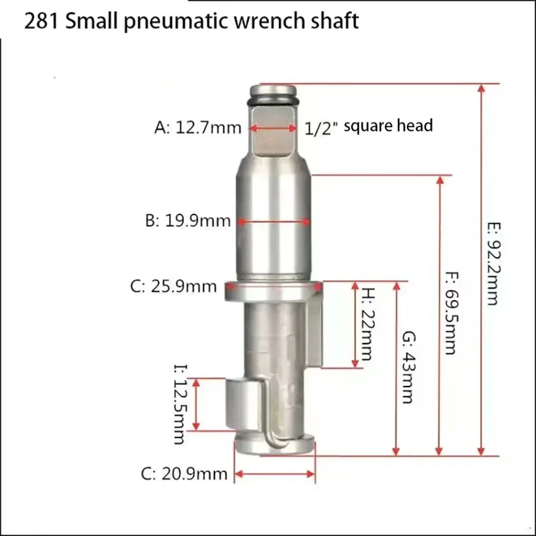 

1/2 3/4 1" inch Pneumatic Tools Air Impact Wrench Anvil Driver spindle Axis Hammer block Repair Parts