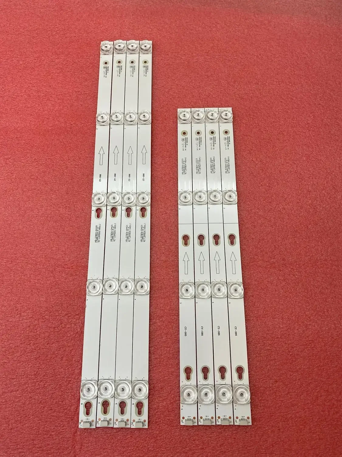 8pcs/set LED Backlight strip for TCL 49S405 49S403 U49P6066 U49P6046 Thomson 49US6016 49UT6006 TOT_49_D2900