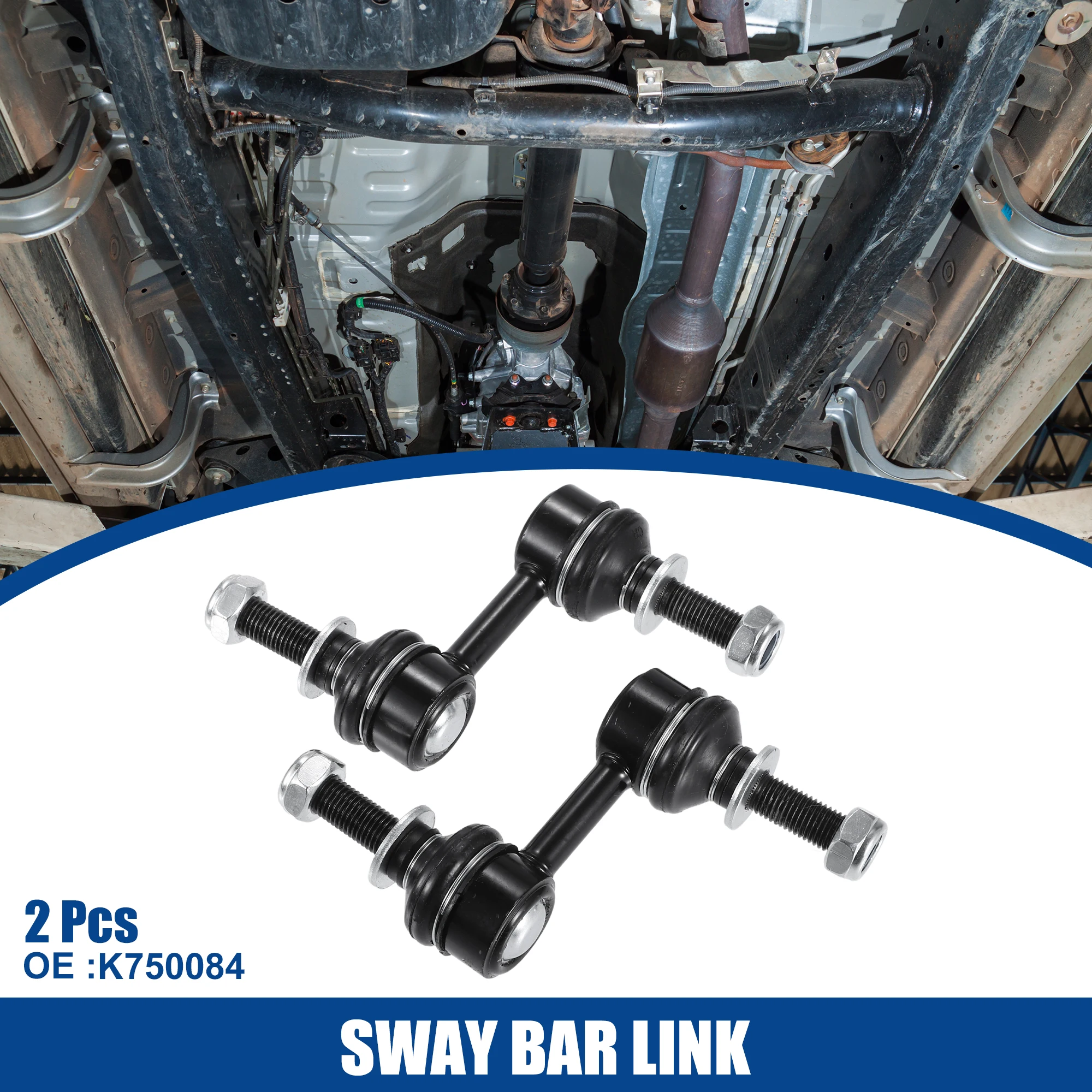 

UXCELL 2 шт. передняя тяга стабилизатора поперечной устойчивости концевая тяга для Subaru B9 Tribeca черный