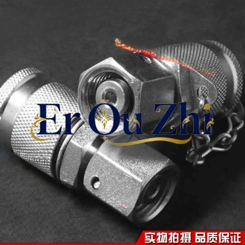 24 Degree Taper Through Steel Wire Pressure Gauge Joint Sany Modern XCMG Excavator Pressure Test Joint