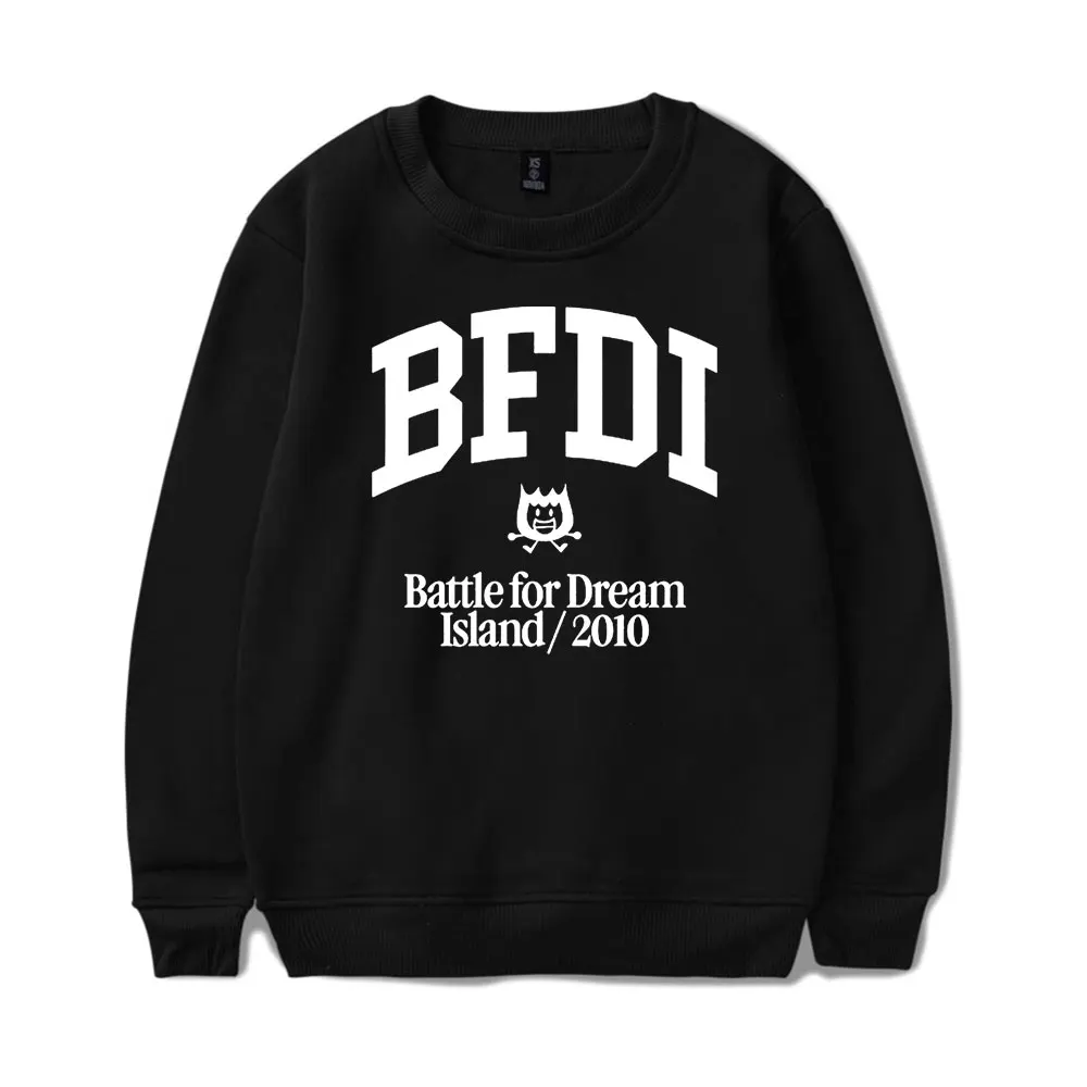 Jacknjellify BFDI Battle For Dream Island Vintage 90s Merch Sweatshirt Pullover Unisex Harajuku Streetwear Sweatshirt Popular