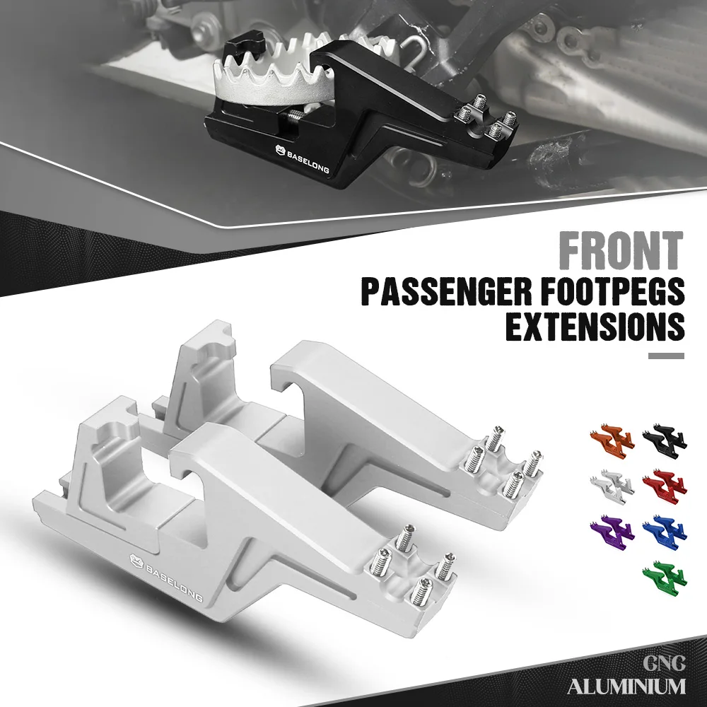 For Husqvarna 701 Enduro Supermoto 2016-2021 TE 300 FE 250 350 450 501 TC 250 Passenger Foot Peg Extensions Extended Footpegs