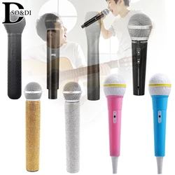 Children's Microphone Simulation Mic Model Media Interview Props Microphone Toy Educational For Kids Photography Performance Mic