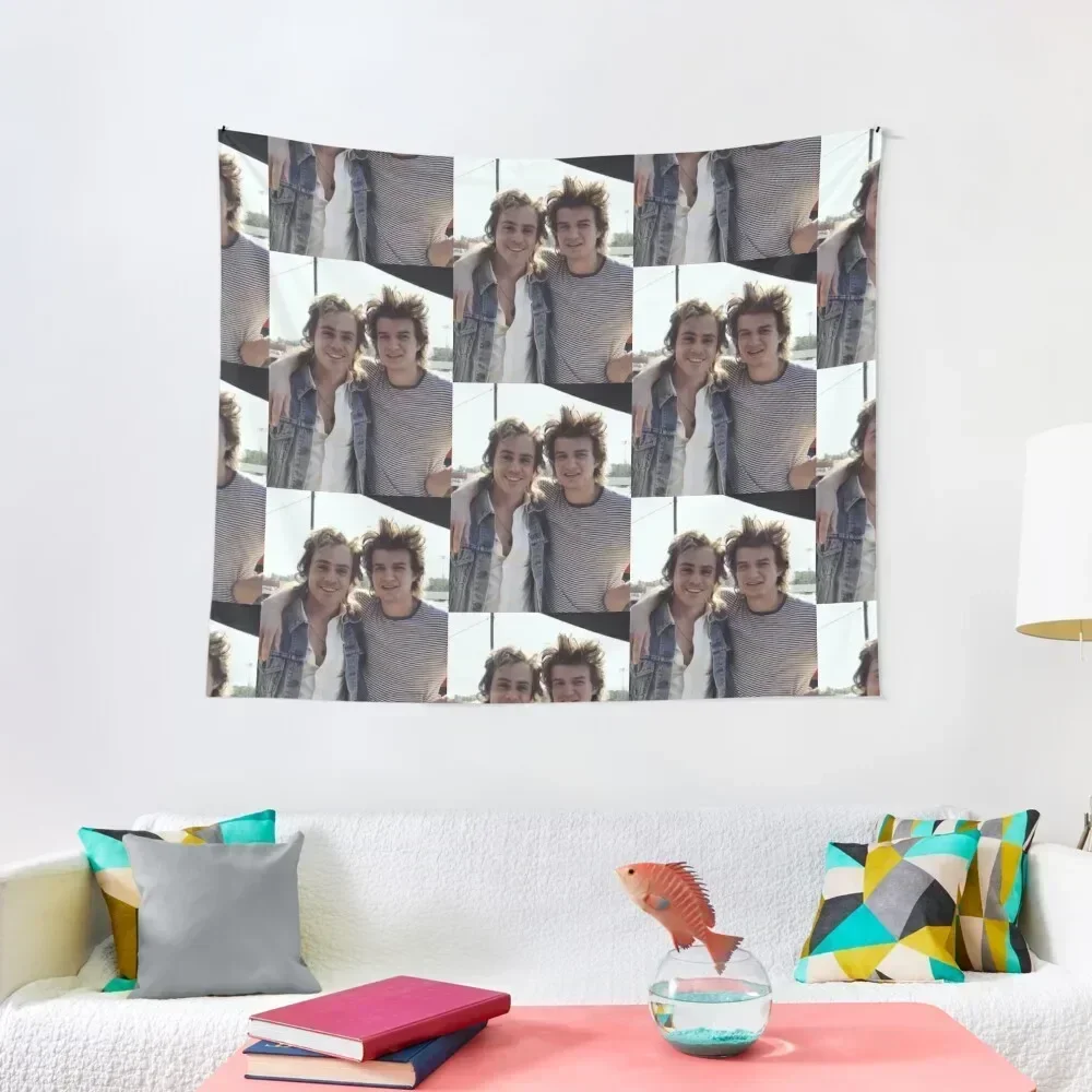 Joe keery and Dacre Montgomery Tapestry Custom Room Decorating Aesthetic Art Mural Tapestry