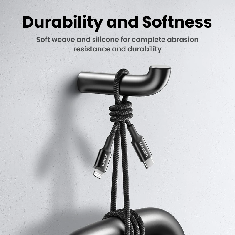 Ugreen Mfi Usb C Bliksem Kabel 20W Pd Snel Opladen Voor Iphone 14 13 12 11 Pro Max type C Telefoon Oplader Kabel Voor Ipad Mini