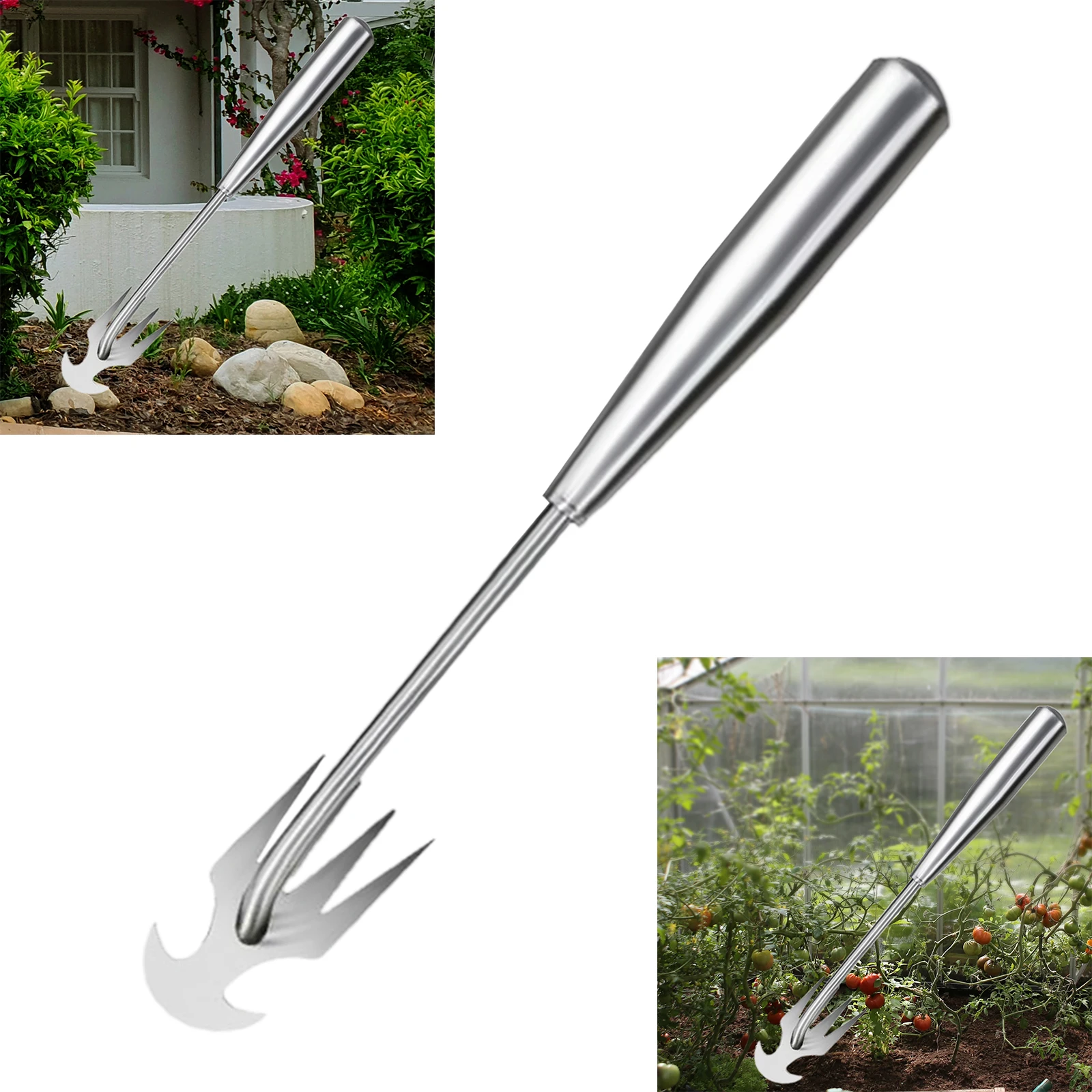 Attrezzo per motozappa a rastrello per coltivatore manuale leggero per attrezzo per sarchiatrice manuale da giardino attrezzo manuale per sarchiatrice da giardino per piantare diserbo