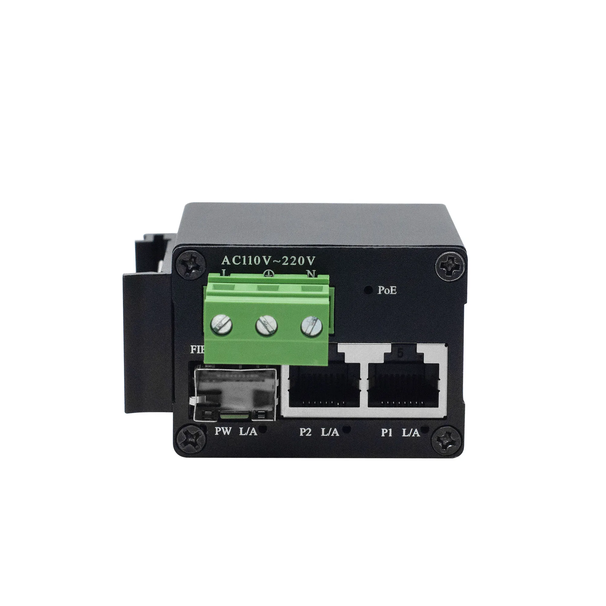 

Mini Small Industrial AC1 Optical 2 Power Gigabit Network Switch Unmanaged POE DIN-Rail Wall Mounted