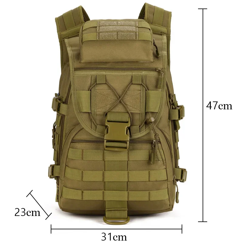 40L Military Tactical Army Backpack Men Outdoor Climbing Hiking Travel Camping Sport Backpack Camouflage Survival Molle Backapck