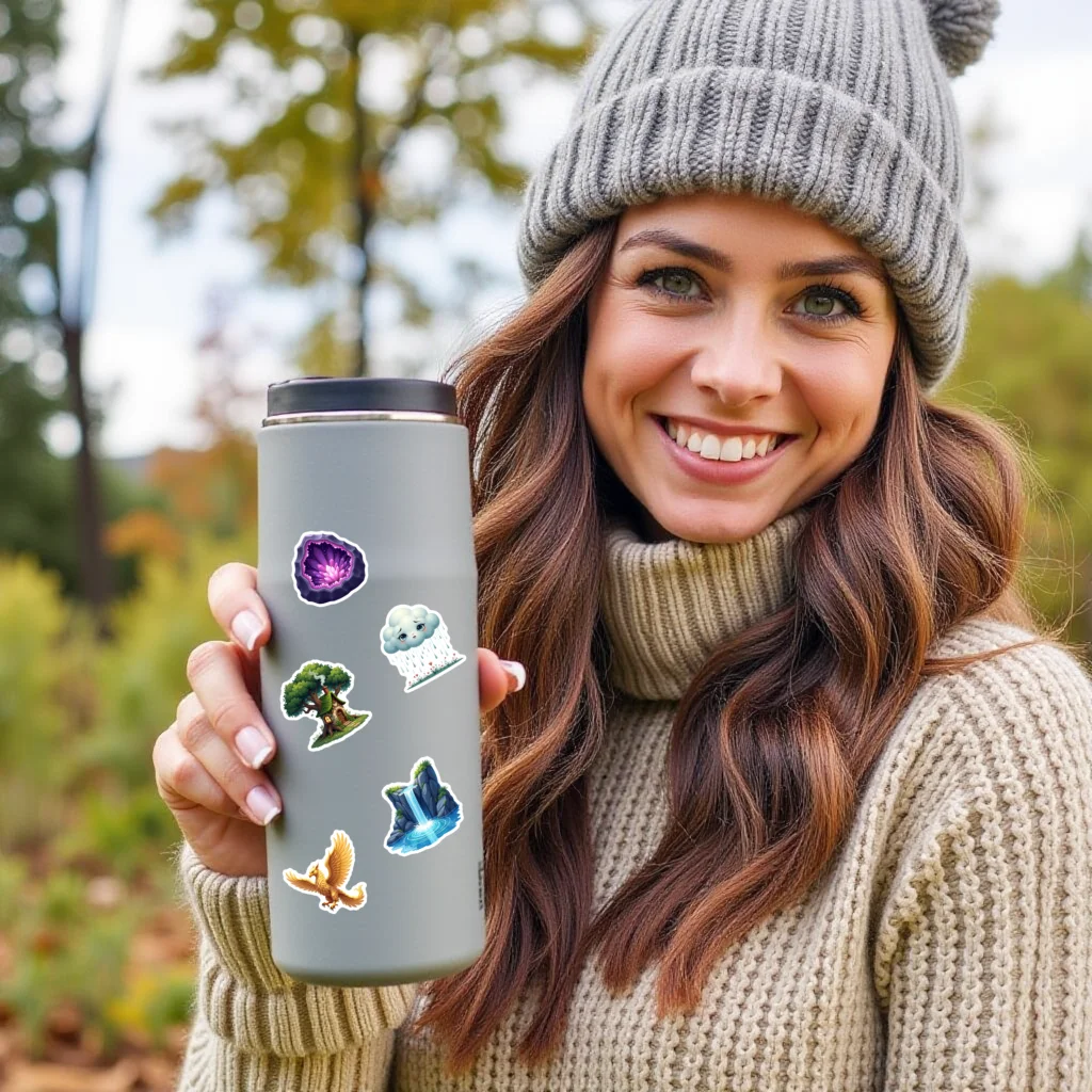 

35 шт.-70 шт. наклейки, высококачественные фантастические кастатикетки, магнитные наклейки для ноутбука, скрапбукинга, бутылки с водой