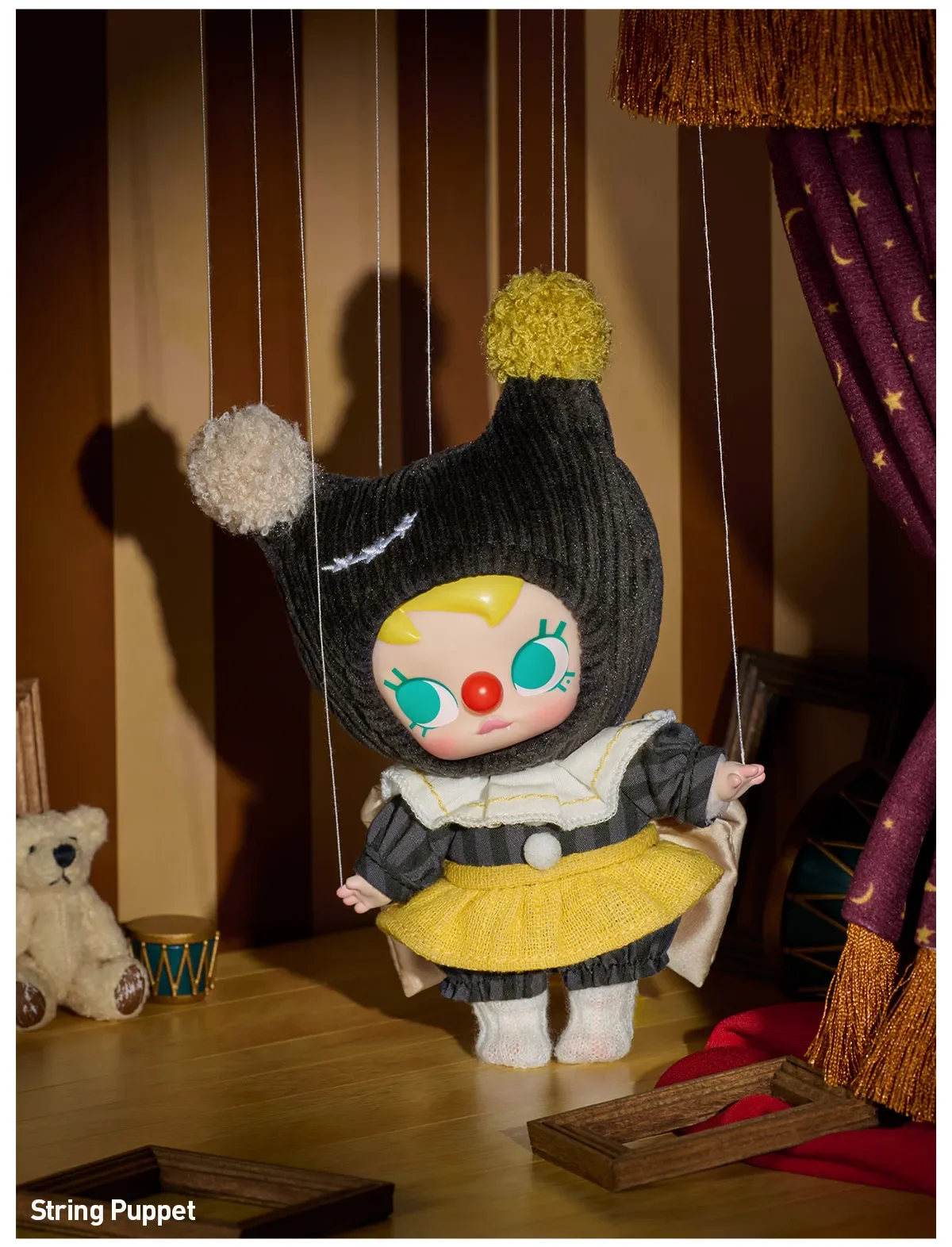 POP MART Halloween WHY SO SERIOUS Series Labubu Dimoo Molly Hacipupi Twinkle Twinkle слепая коробка плюшевая игрушка Коллекционная фигурка