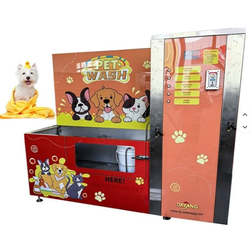Custom Pet Grooming All-in-One Machine, Food Grade Material Safe Durable, Automatic Dog Cat Washing Equipment for Home Pet Shop