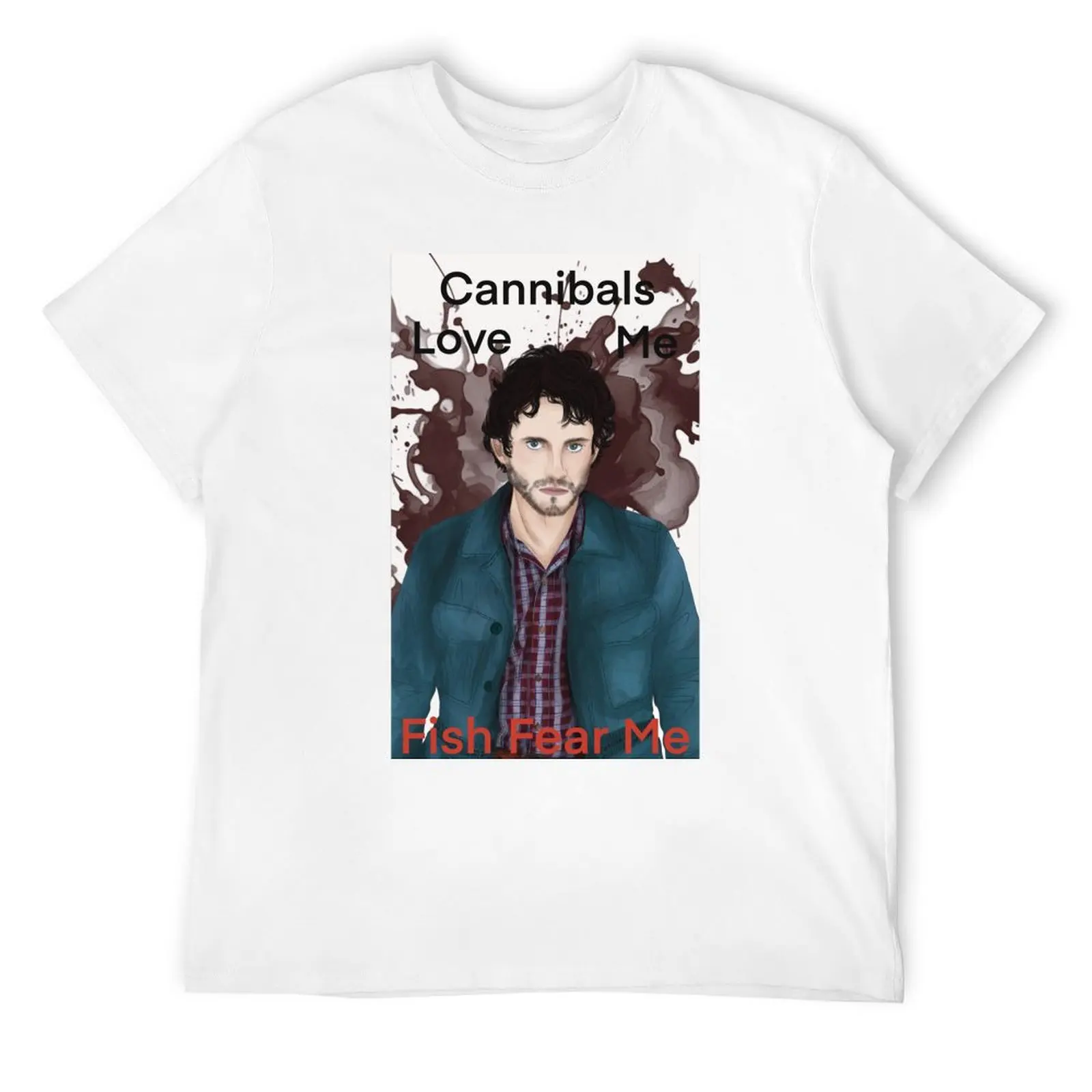 

Cannibals Love Me / Fish Fear Me T-Shirt croswit shirt man graphic t shirts big and tall t shirts for men