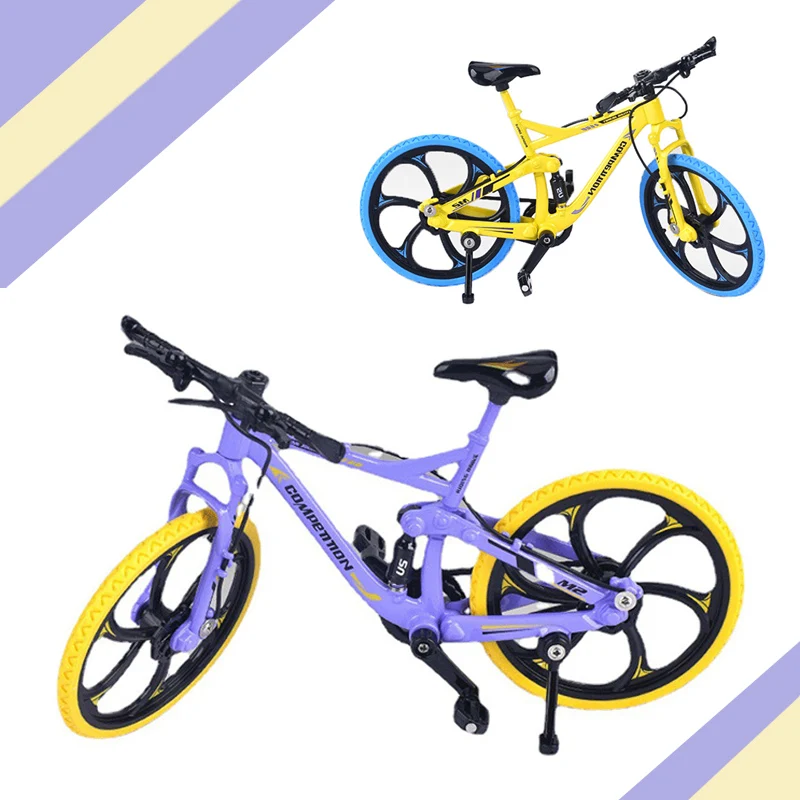 Ozdoba modelu roweru ze stopu 1:8; pojedynczy metalowy model zabawki; ozdoba z kolekcji butikowej.