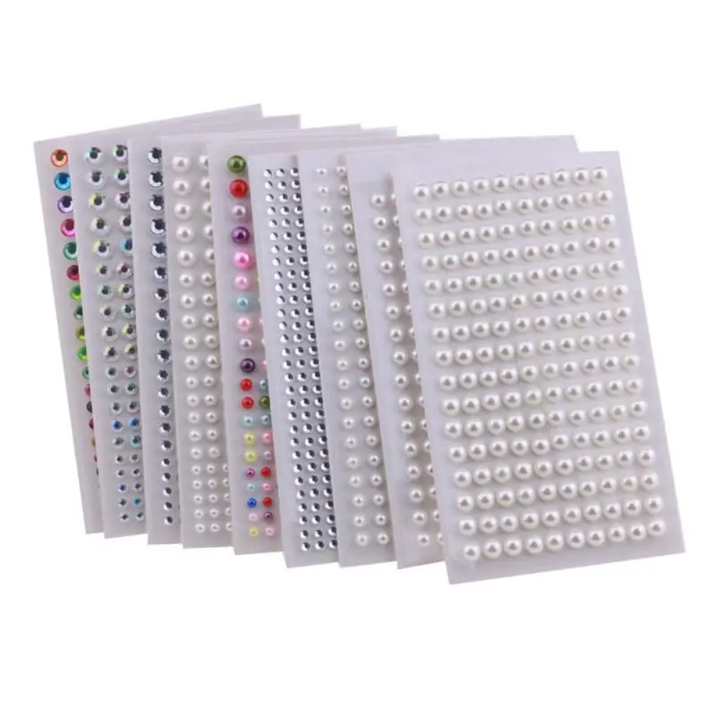 2/3/4PCS Patch Bright And Vibrant Colors Beautiful And Durable Facial Makeup And Decorative Patches Pearl Patch Shape