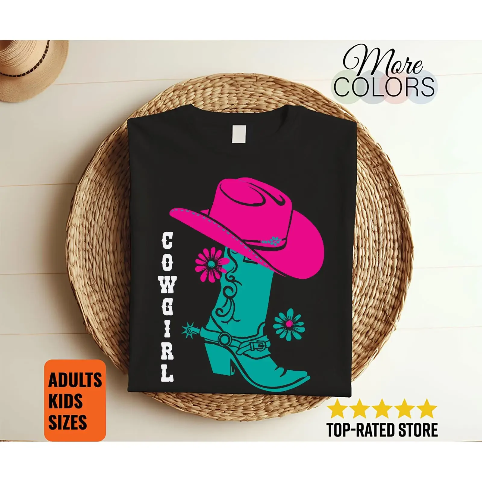 Camiseta de Vaquera, Estilo Western, Rodeo, Country, para Chicas Vaqueras, Vaqueros, Presente de Cumpleaños, Disfraz Vintage de Vaqueros, Payasos