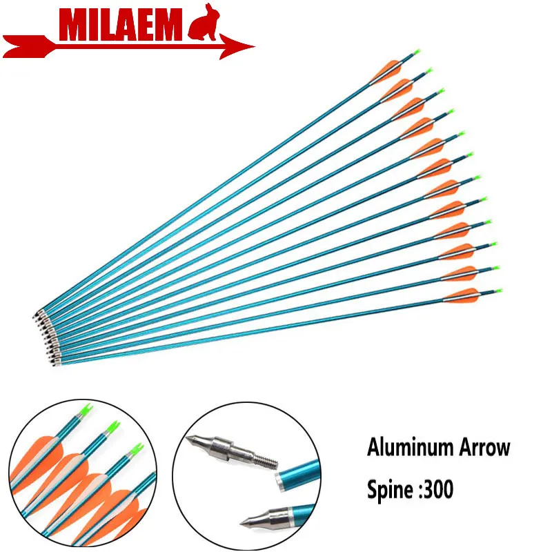 

Стрелы из лука из алюминия, 30 дюймов, 6/12 шт.