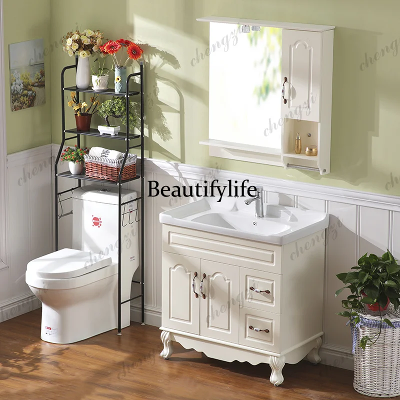 

Floor Standing Bathroom Cabinet Drawers Modern Space Saver Bathroom Cabinet Storage Luxury Mobile Per Bagno Home Furniture