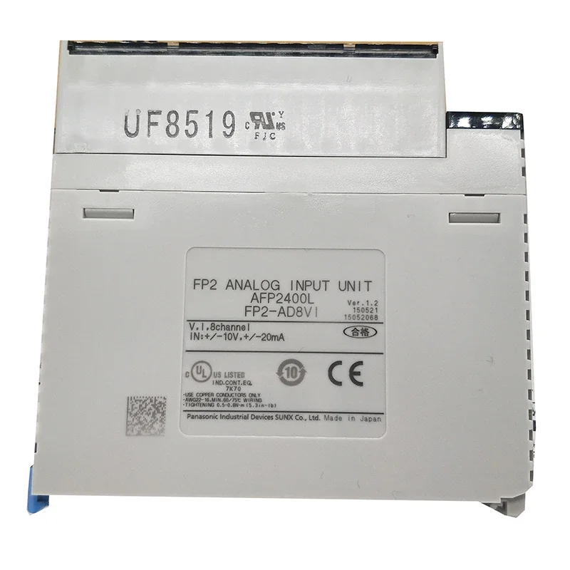 

Brand new Original AFP2400L PLC +-10V 8 Channels Input FP2SH Analog Unit Spot