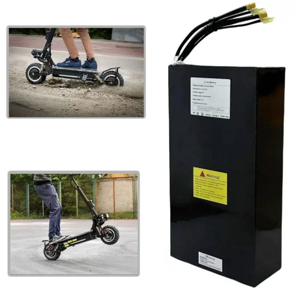 100% nuevo paquete de batería de litio recargable 16S7P 60V 33600mAh 21700 adecuado para batería de Scooter de doble accionamiento, con BMS