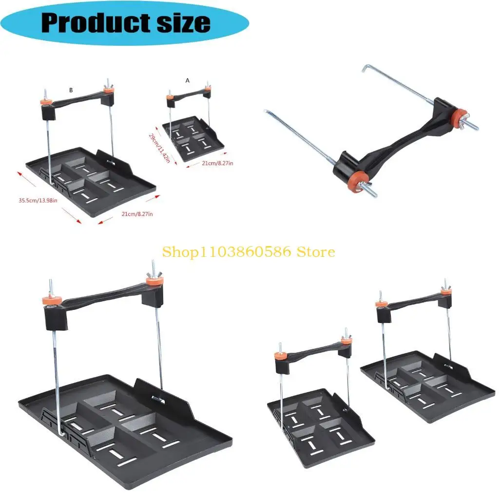 242A Vehicle Battery Tray Bracket Kit for Battery Replacement Projects with Molded Tray Metal Retention Hardware Use