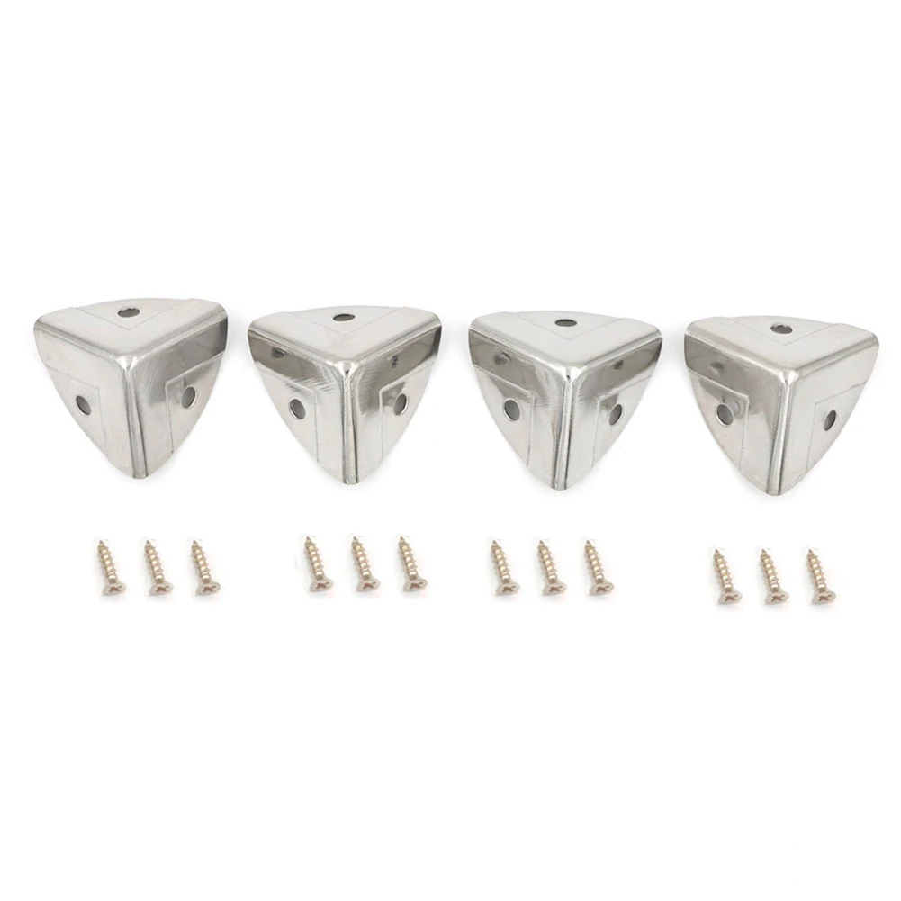 Corner Guard Corner Protect 4/8/12PCS Iron 2.4*2.4*2.4cm Cosmetic Cases Hardware Accessories Furniture Decoration