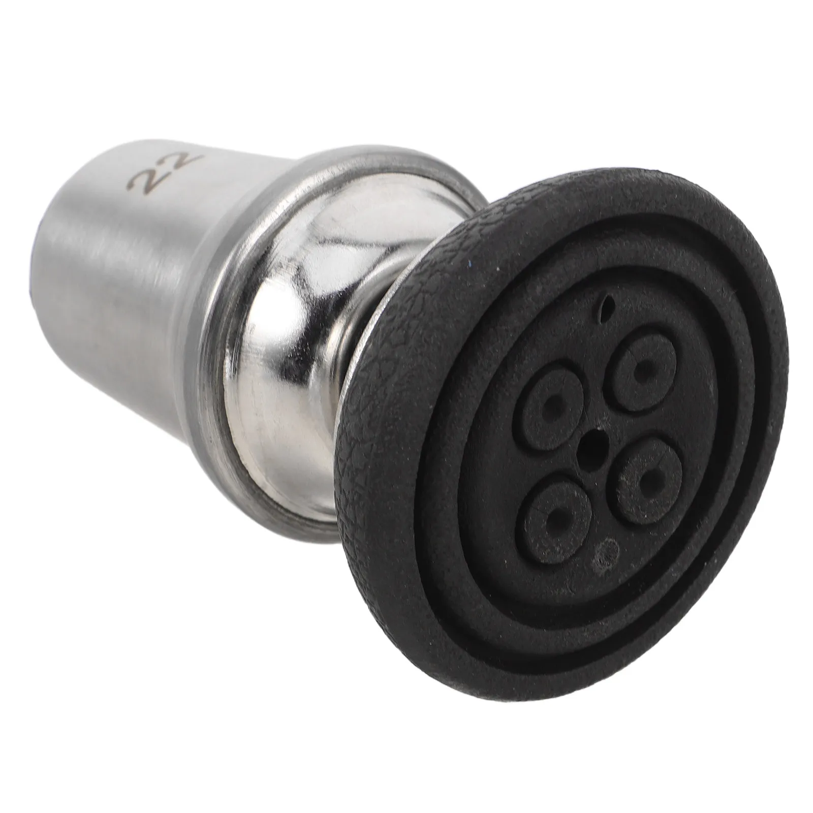 

1pcs 22Mm Rotating Crutch Tip Sleeve Replacement Rubber Walking Stick Foot Pad Anti-Slip Cane Accessories For Seniors Trekking