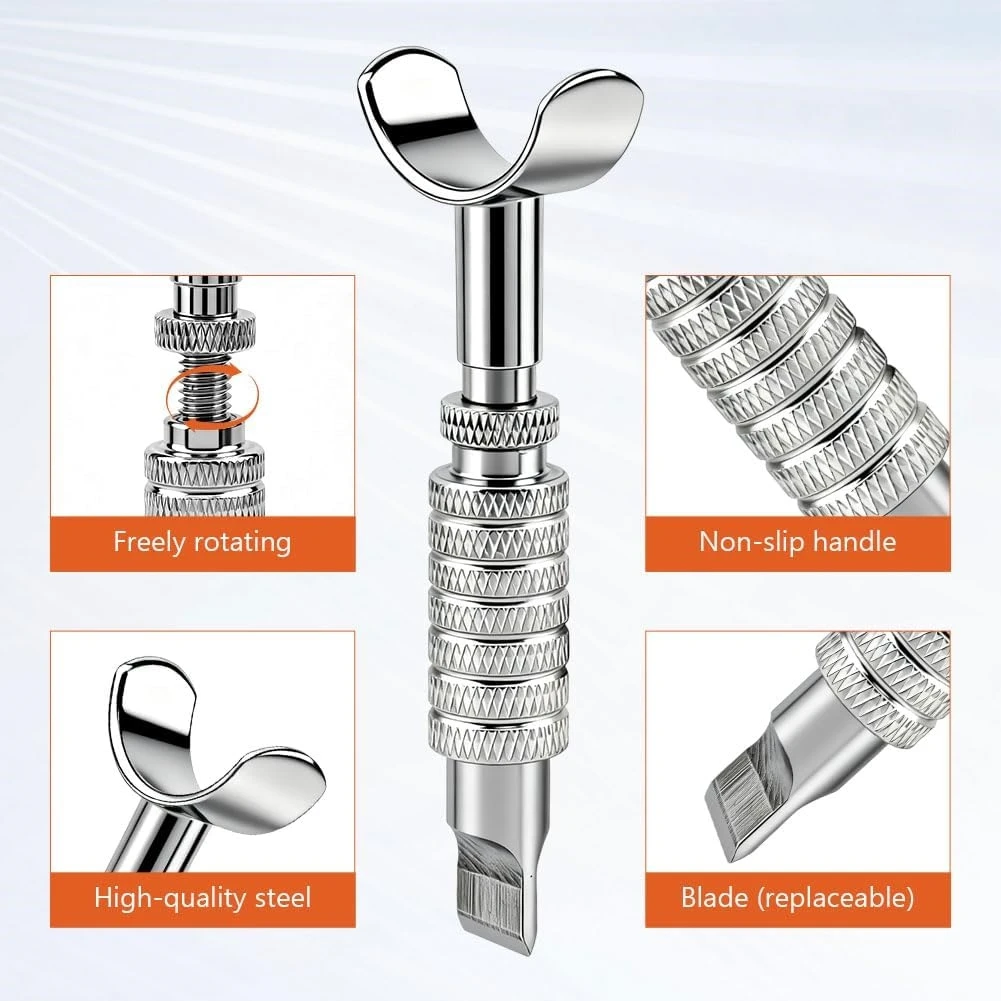 가죽 회전식 칼, 조각 및 스탬핑 도구용으로 조절 가능 - Swivel Knife Tool 리뷰 및 가격
