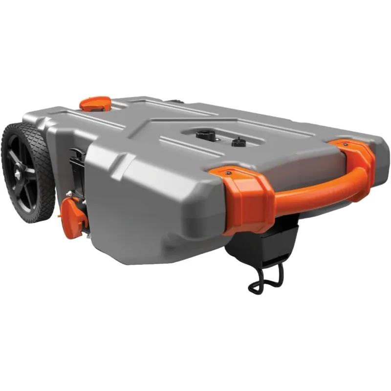 Rhino 36-Gallon Camper/RV Tote Tank - Features Large Heavy-Duty No-Flat Wheels & Built-In Gate Valve