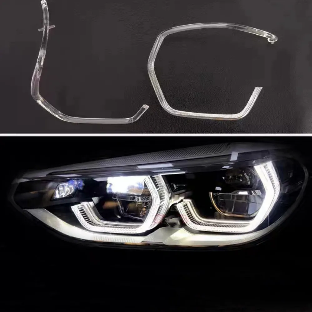 

NEW Headlight DRL Tube Acrylic tube Light Guide Light DRL Strip For BMW X3 G08 2018 2019 2020 2021