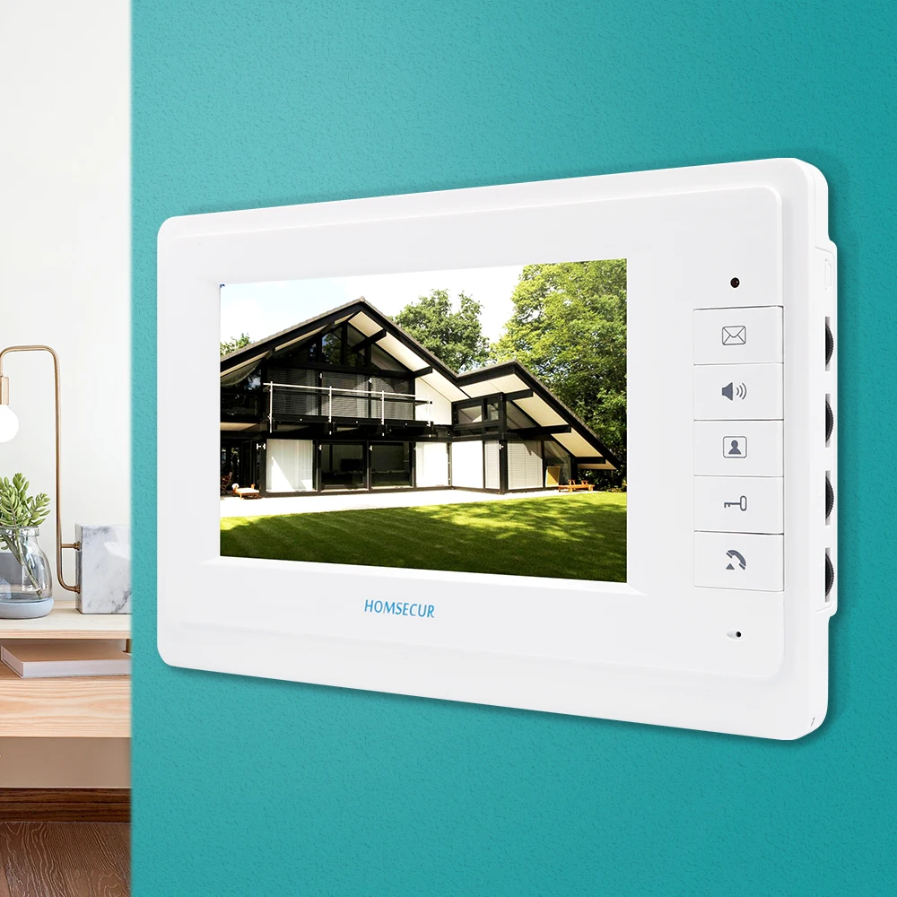 HOMSECUR XM701 7inch Indoor Monitor For HDS Video Door Phone Intercom System