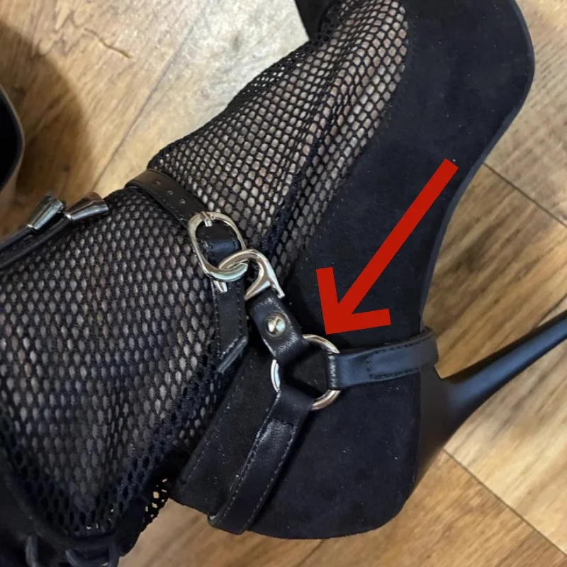 Single shoes, high heels, low-top shoes, anti-drop heel strap, convenient to wear and take off, anti-drop artifact [accessories]